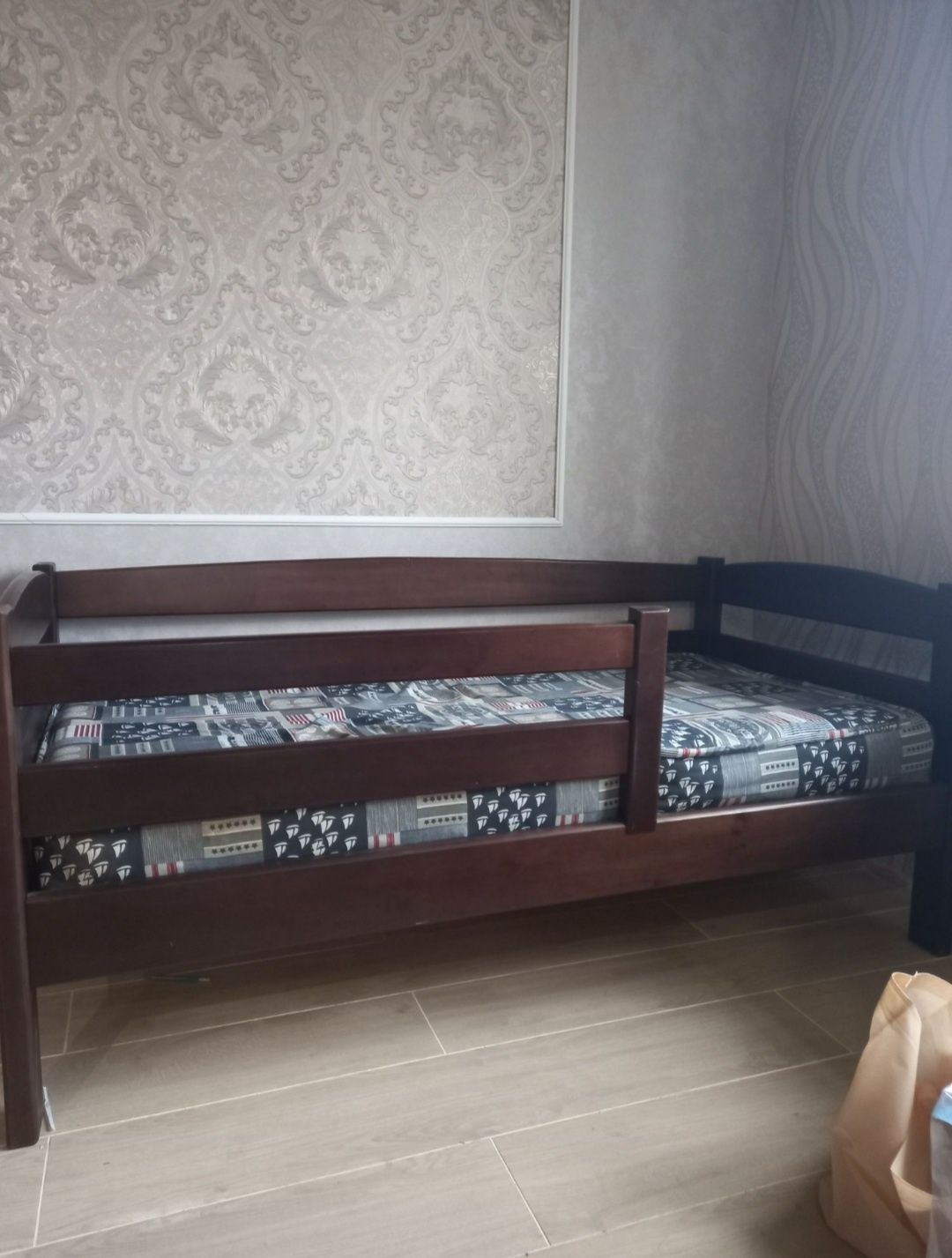 Ліжко з вільхи+матрац