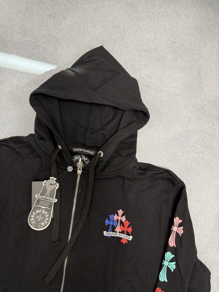 зип худи Chrome Hearts Multicolor zip up M L Xl