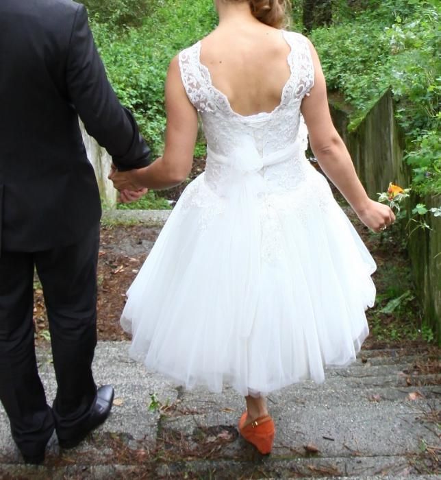 Suknia Ślubna do kolana