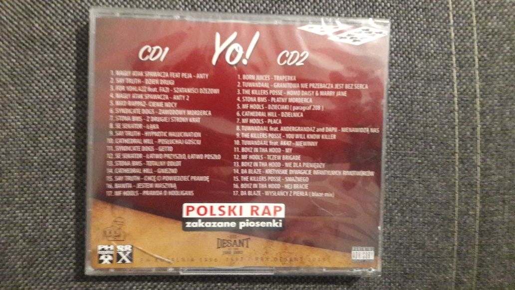 Polski Rap Zakazane Piosenki Best Of Yo (2cd) Nowa w Folii