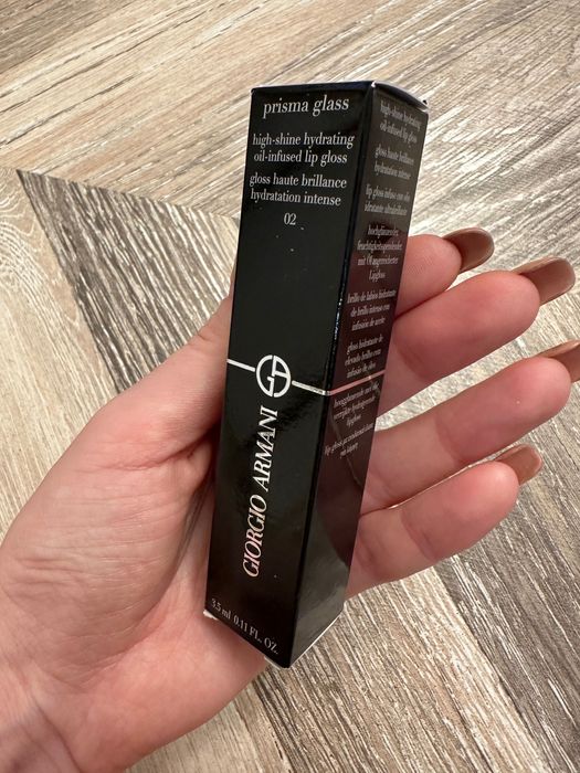 Giorgio Armani prisma glass 02 candy halo - lip gloss błyszczyk do ust