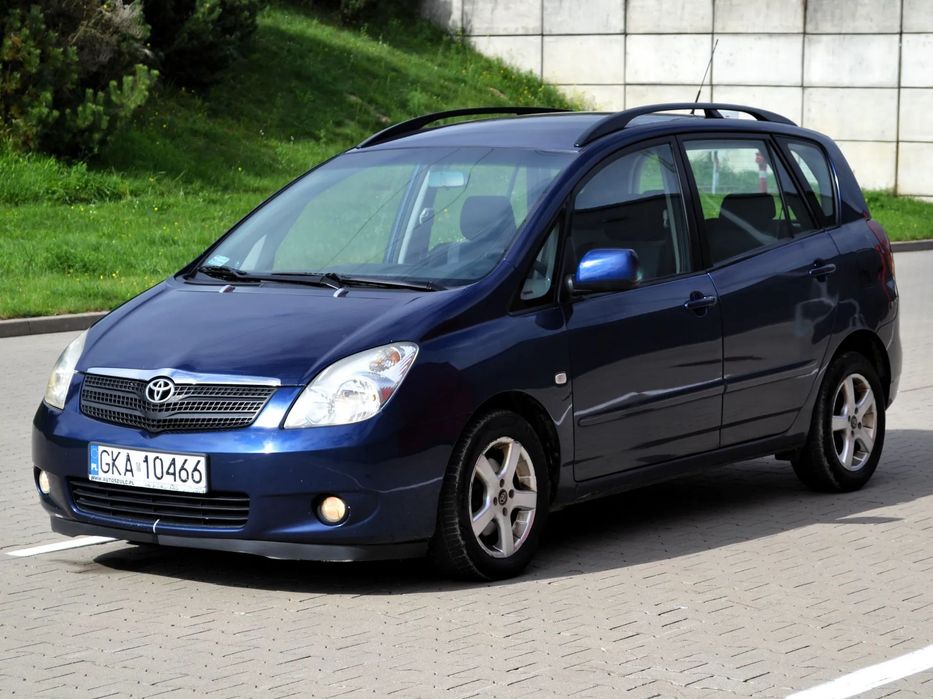 Toyota Corolla Verso 2,0D4D 90KM 2003r Zarejestrowany 100% Sprawny Serwisowany Zadbany