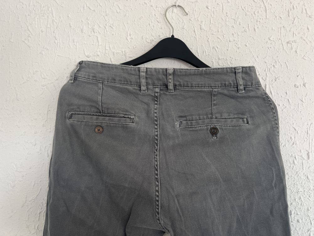 Szare spodnie typu chinos Zara roz. MñL / 31 / 40