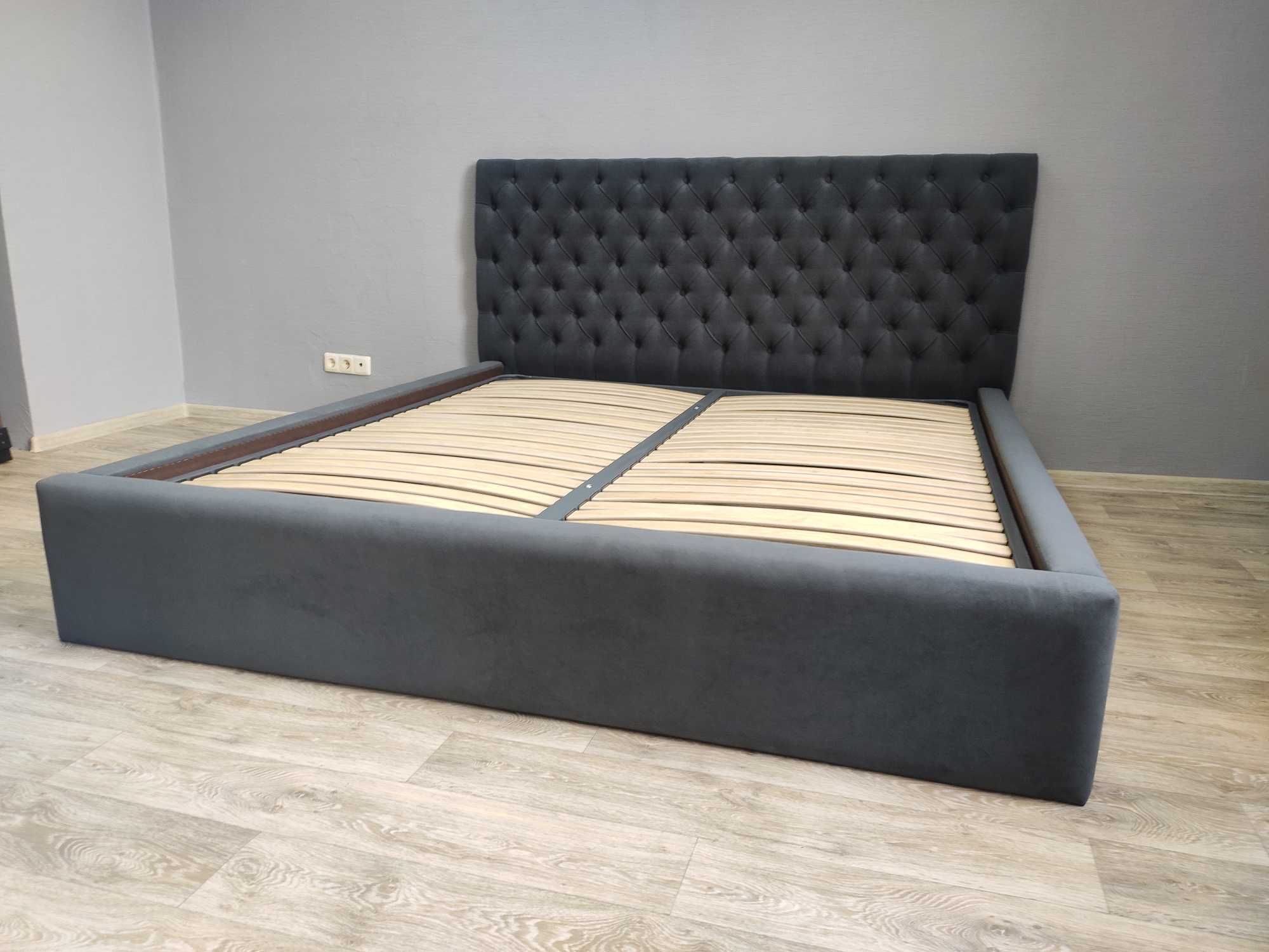 Кровать 160х200 с мягким изголовьем от производителя