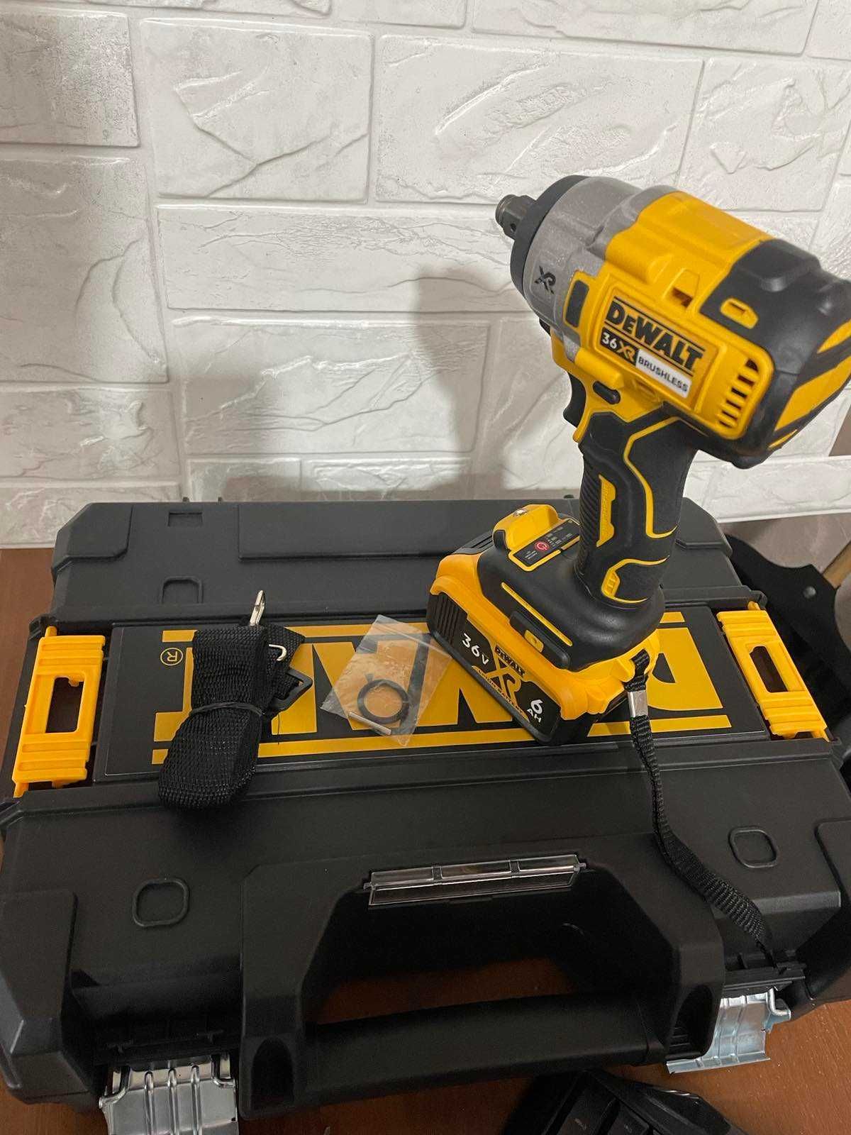 Аккумуляторный гайковерт DeWalt (36V 6А) бесщеточный Ударний гайковерт