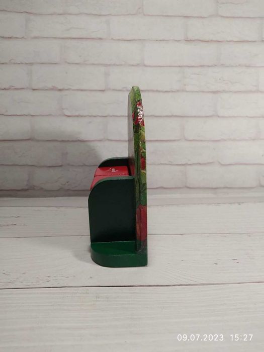 Дерев'яний вічний календар у техніці декупаж