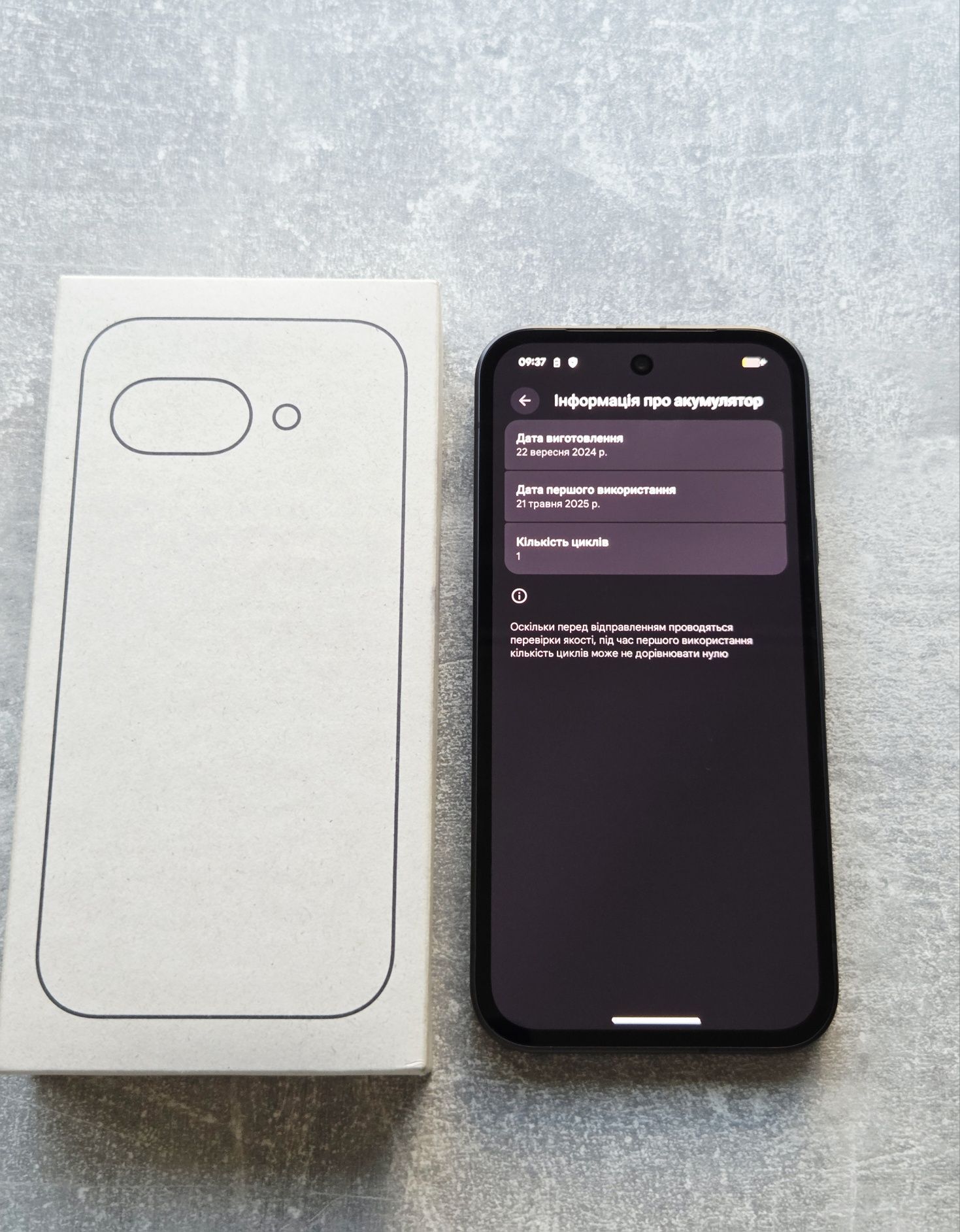 Google Pixel 9A 8/128GB Obsidian. Глобальна версія