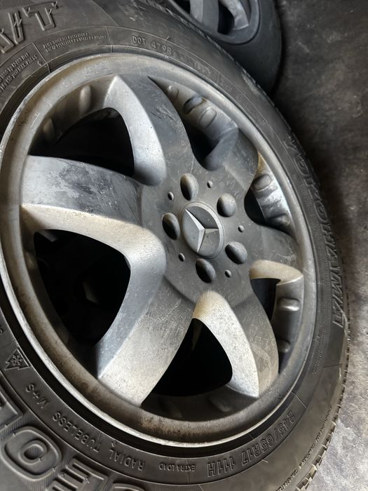 Продам 4 диски з резиною ML w163 5/122/17