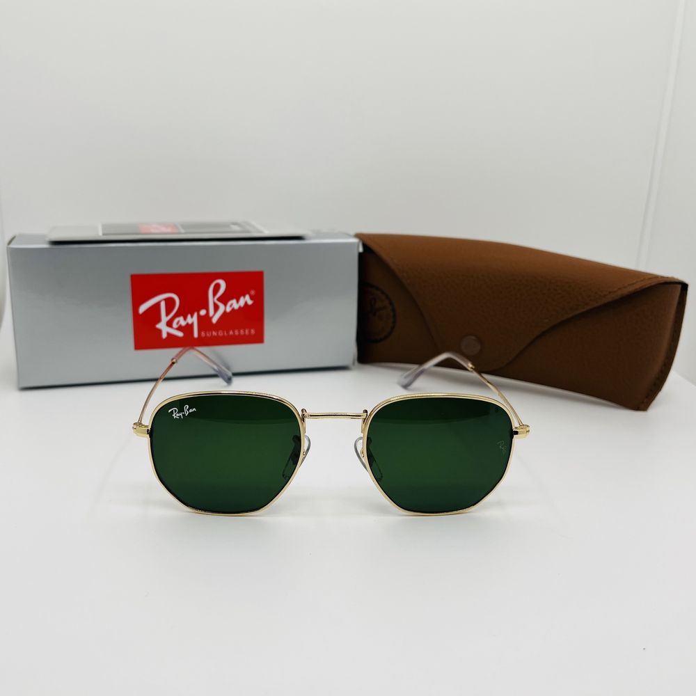 Солнцезащитные очки Ray Ban Hexagonal 3548 50мм стекло (mix)