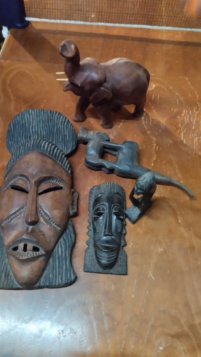 Conjunto Decoração Áfricana anos 50