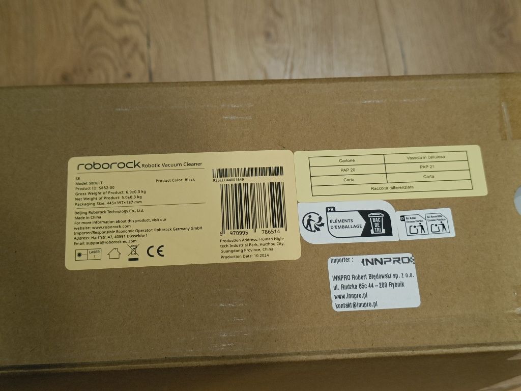 Roborock S8 czarny NOWY