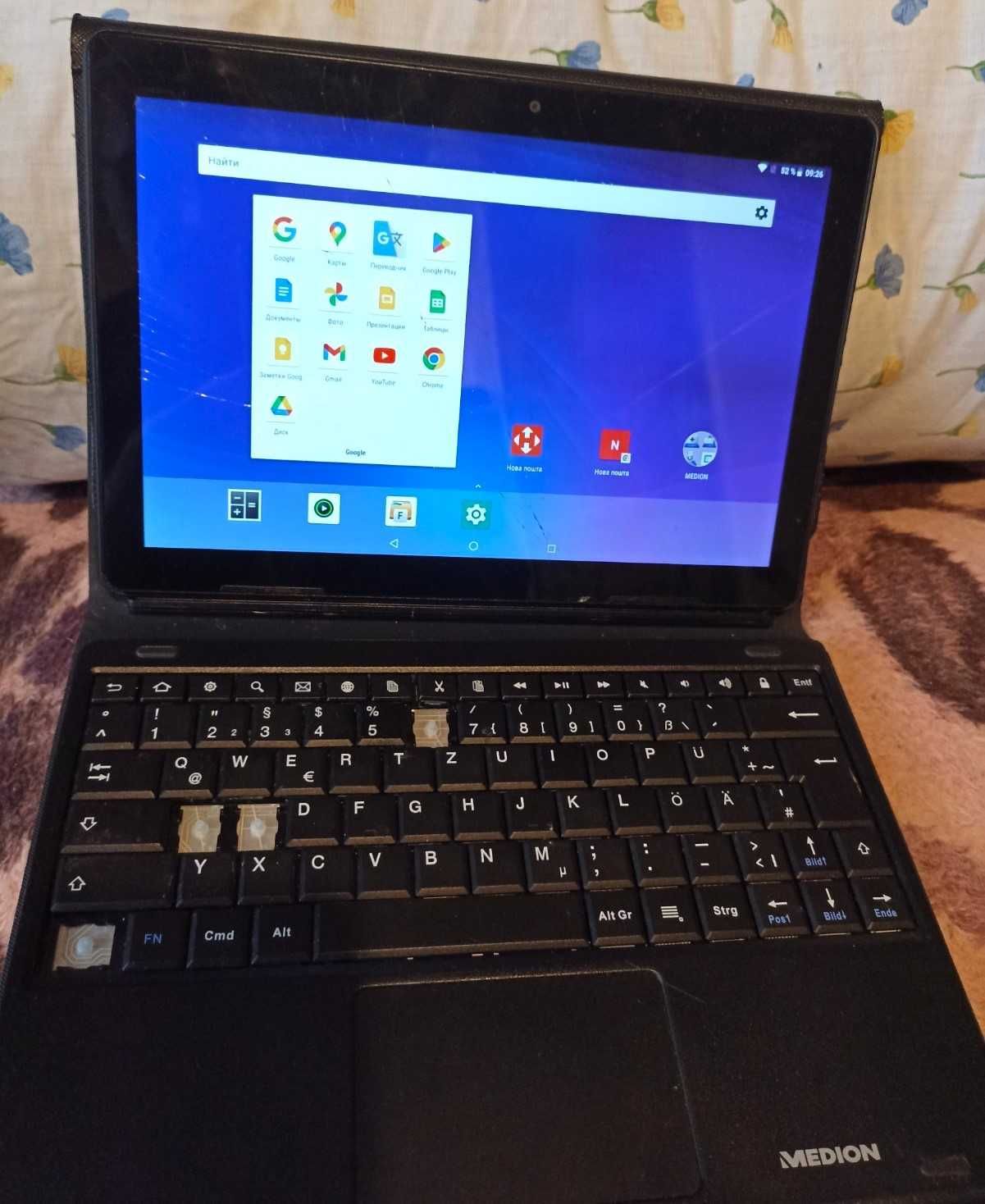 Планшет 10" трансформер з клавіатурою