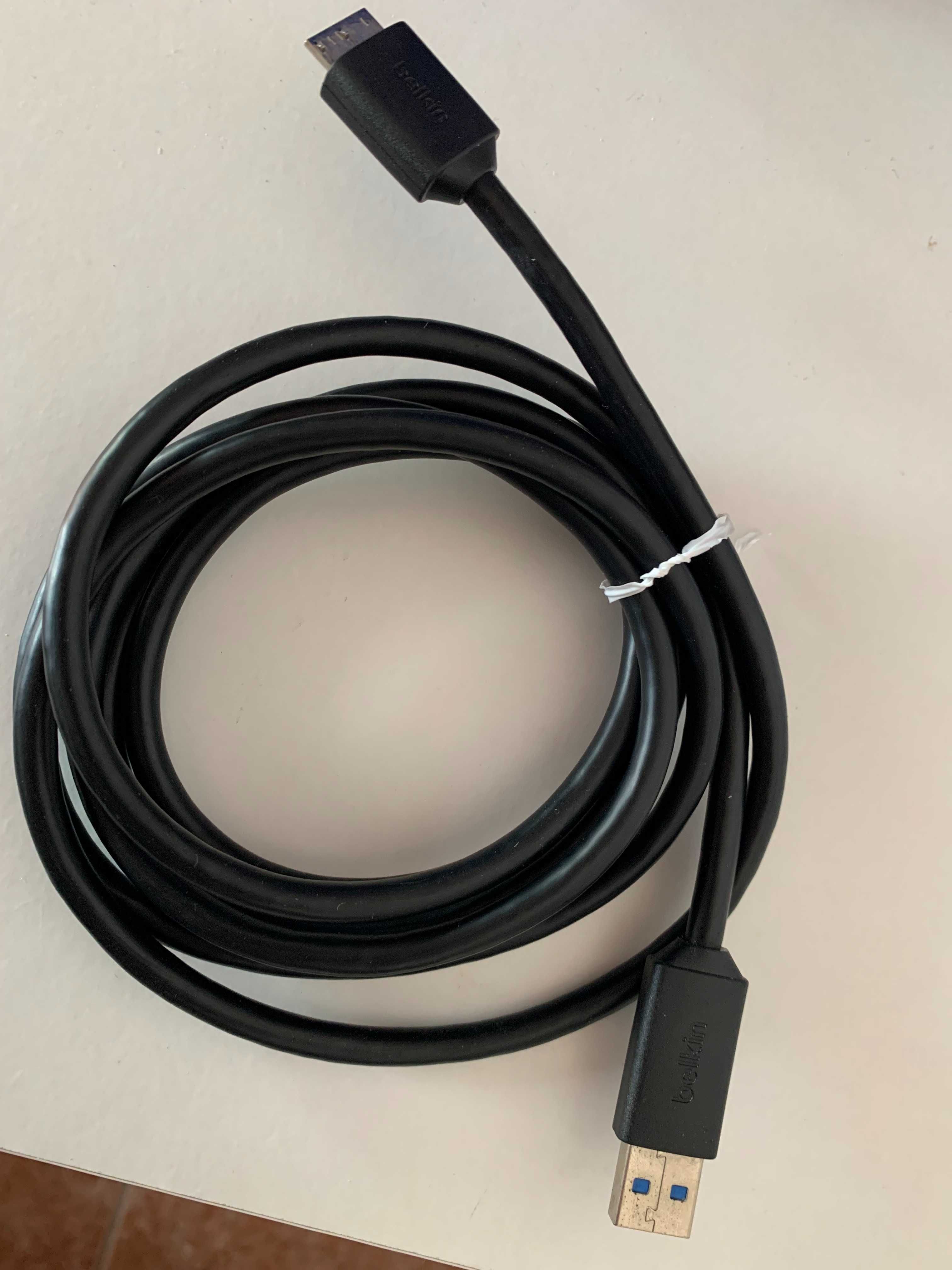 Cabo USB tipo Micro B