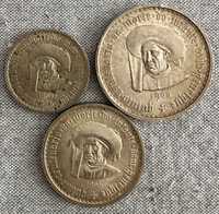 Moedas prata 1960 10, 10 e 5 escudos (conjunto)