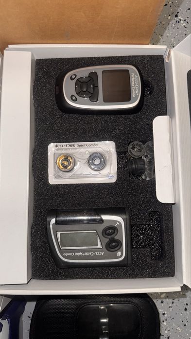 Pompa Accu Chek Spirit Combo Zestaw, Jak nowa