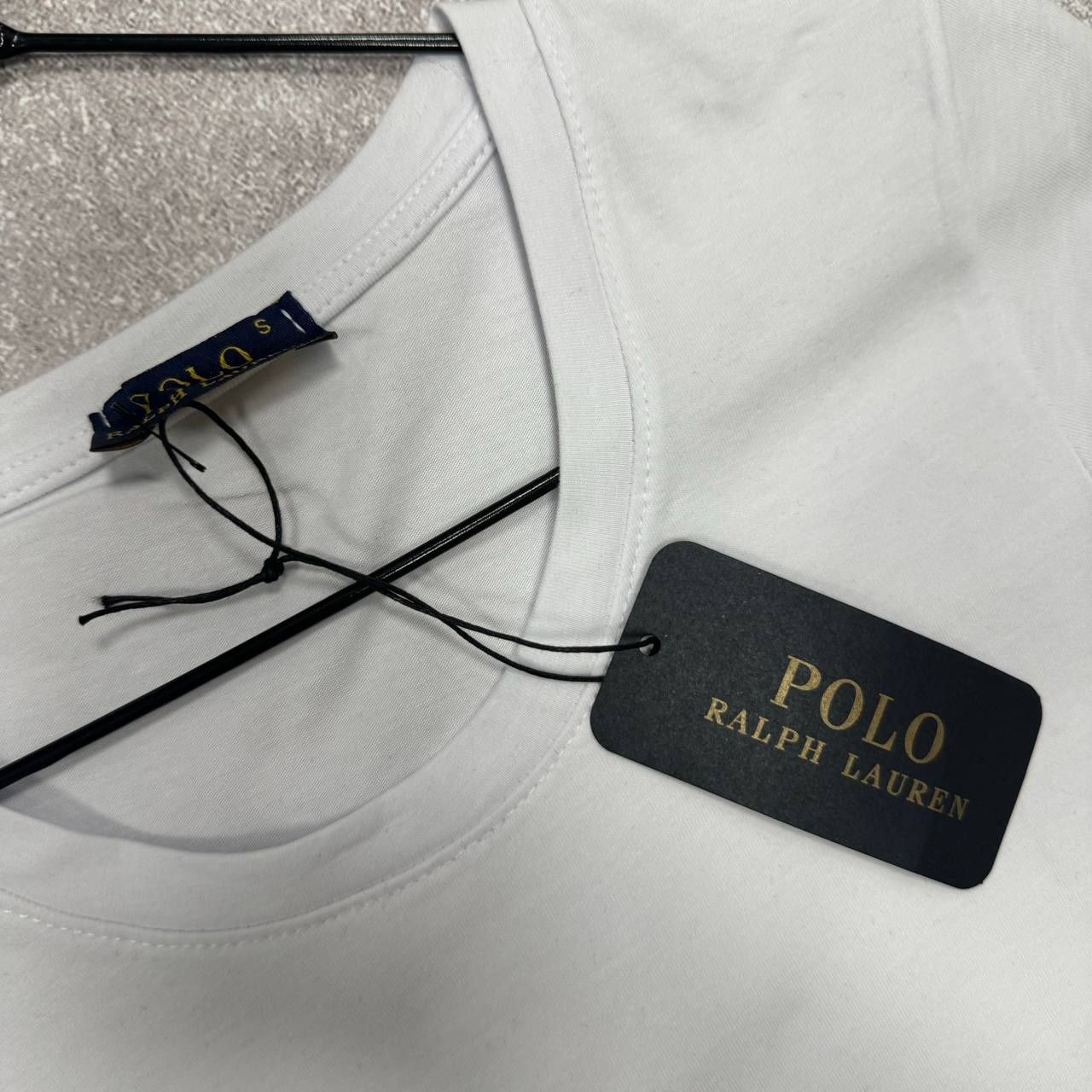 PREMIUM Жіноча ЕКСКЛЮЗИВНА Колекція футболка Ralph Lauren чорна біла