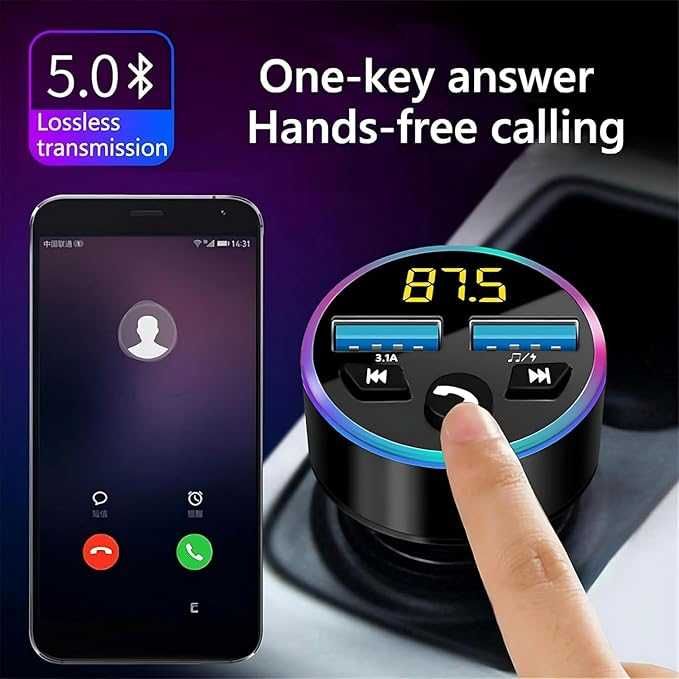 Adapter Bluetooth Transmiter samochodowy Transmiter Bluetooth 378