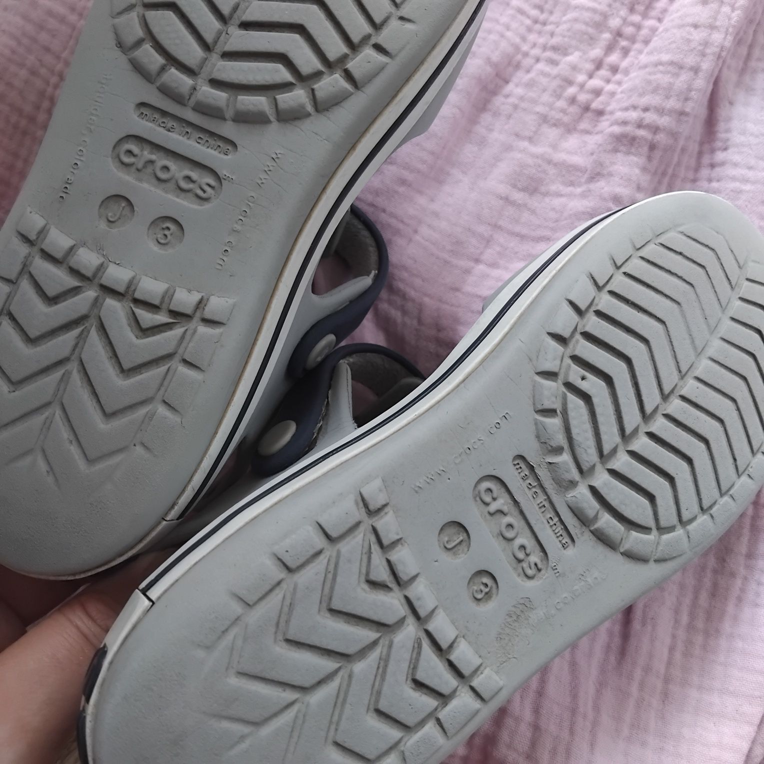 Sandałki Crocs Plus sukienka