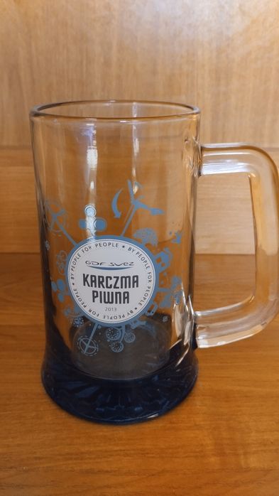 Kufel do piwa 0.5L grube szkło