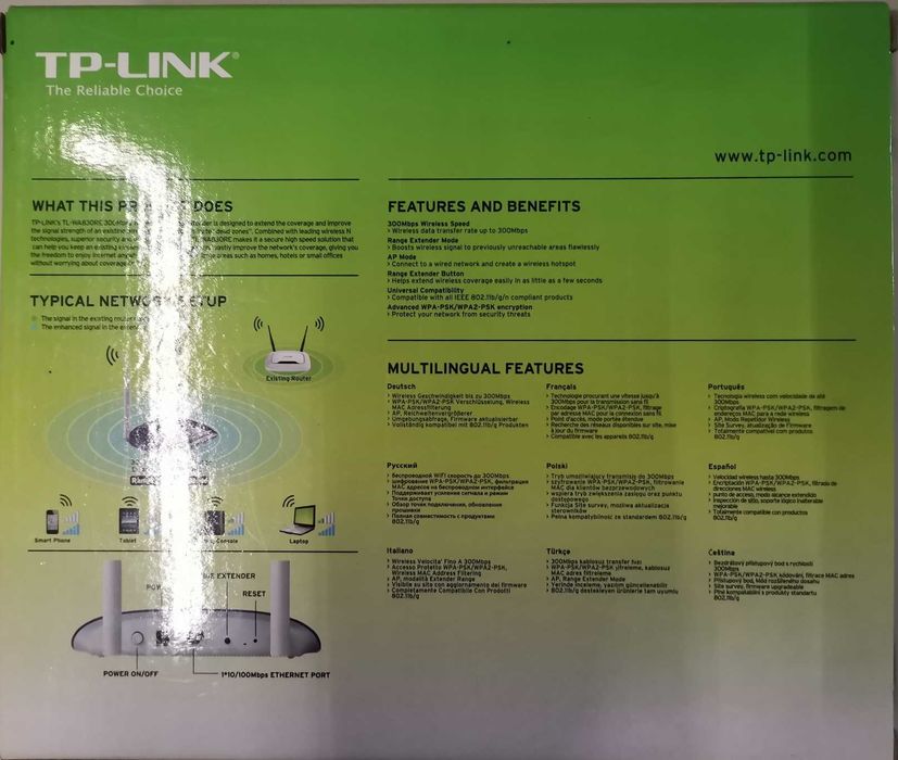 Amplificador de sinal sem fios TP-Link
