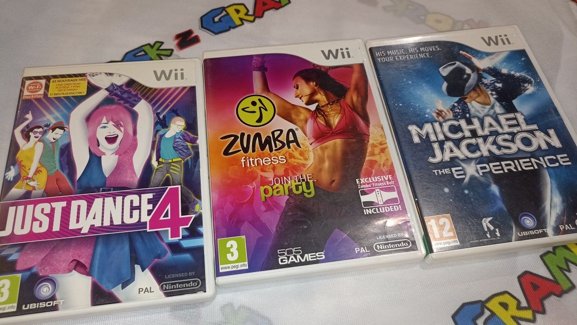 Zumba Just Dance 4 Michael Jackson Nintendo Wii