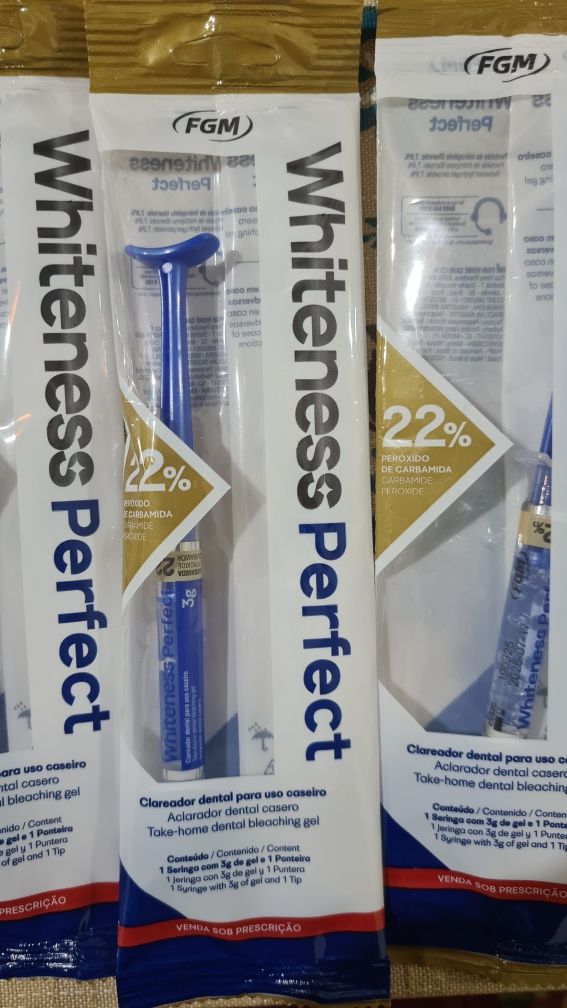 Seringa para branqueamento/ clareamento dental Whiteness Perfect 22%