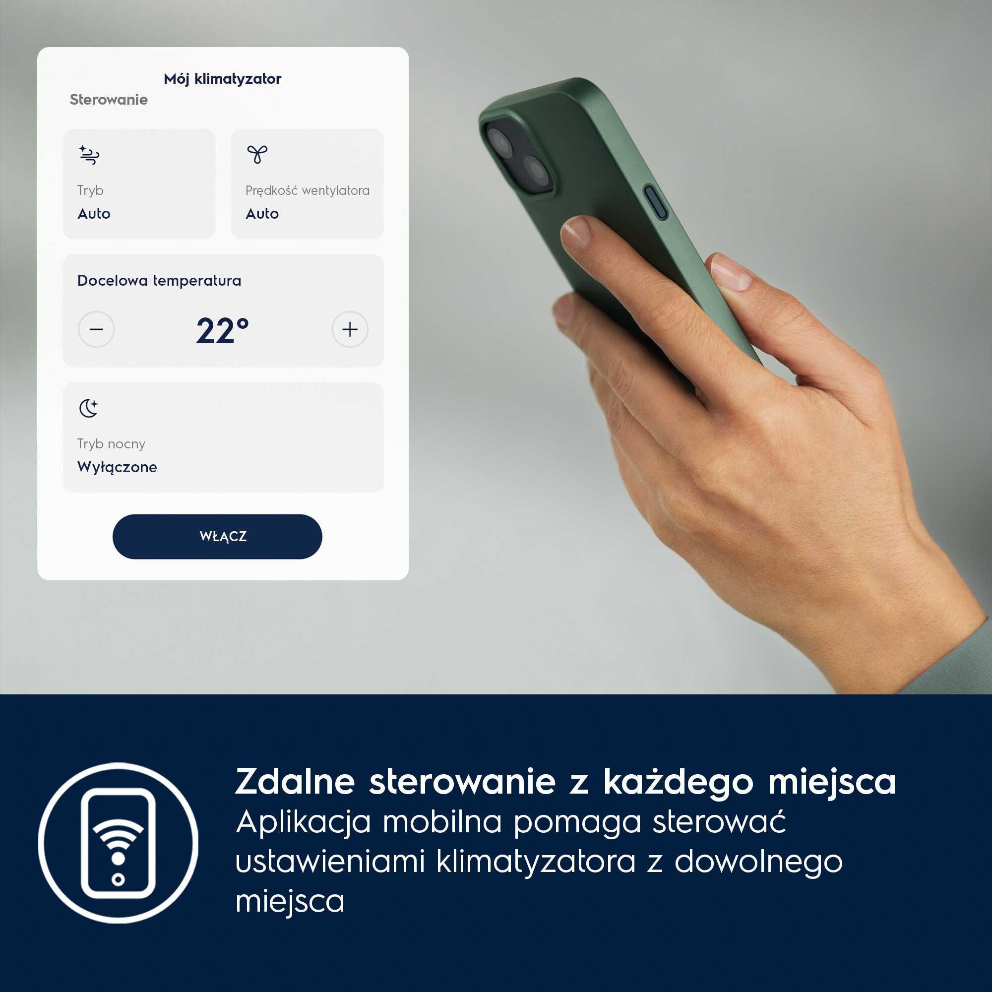 Klimatyzator ELECTROLUX EXP34U339HW z funkcja POMPA CIEPŁA Moc 3400W