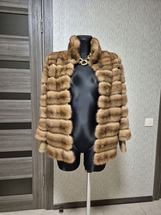 Норкова шуба. Полушубок з норки. Автоледі. Норка