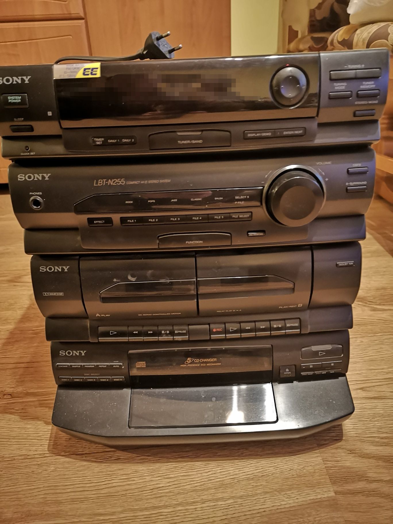 Wieża Sony Hi Fi compact LBT-N255 z głośnikami