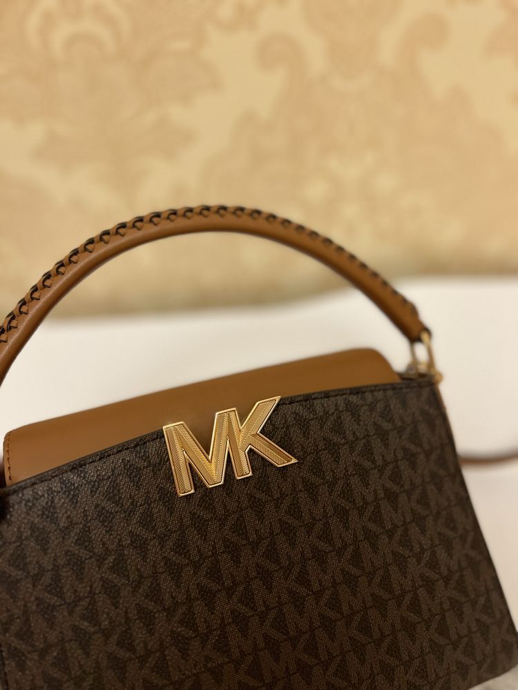 Сумка Michael Kors karlie original коричневая сумочка crossbody