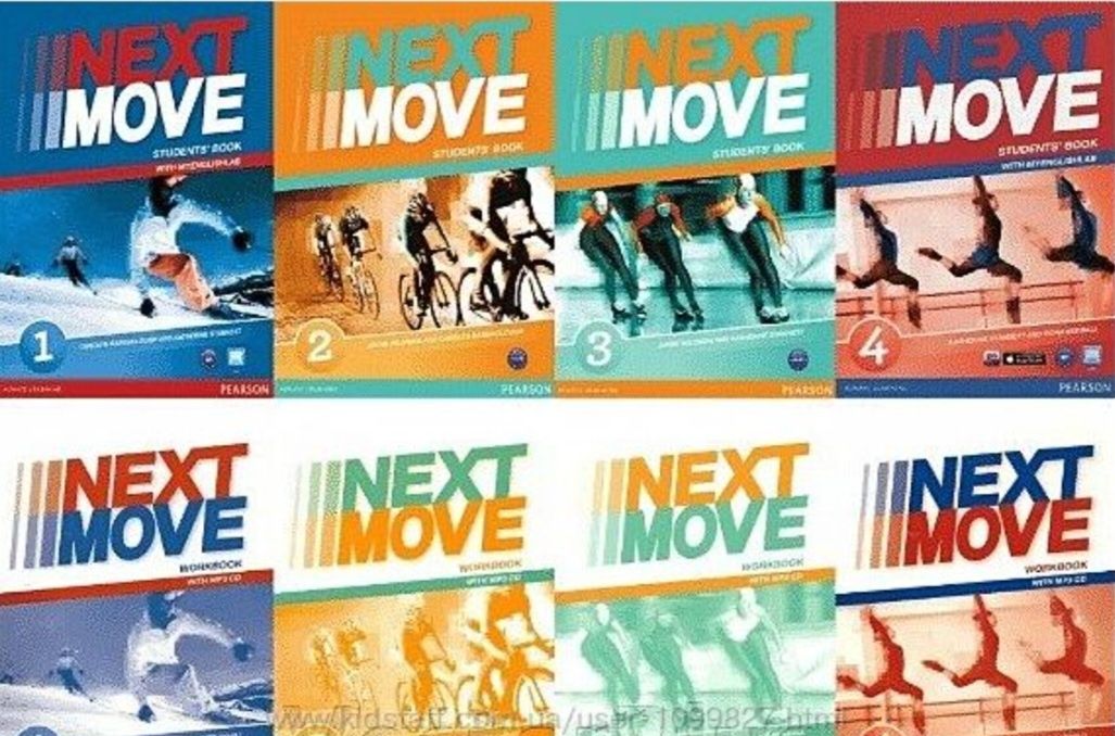 Next Move 1,2,3,4. Student's book + Workbook