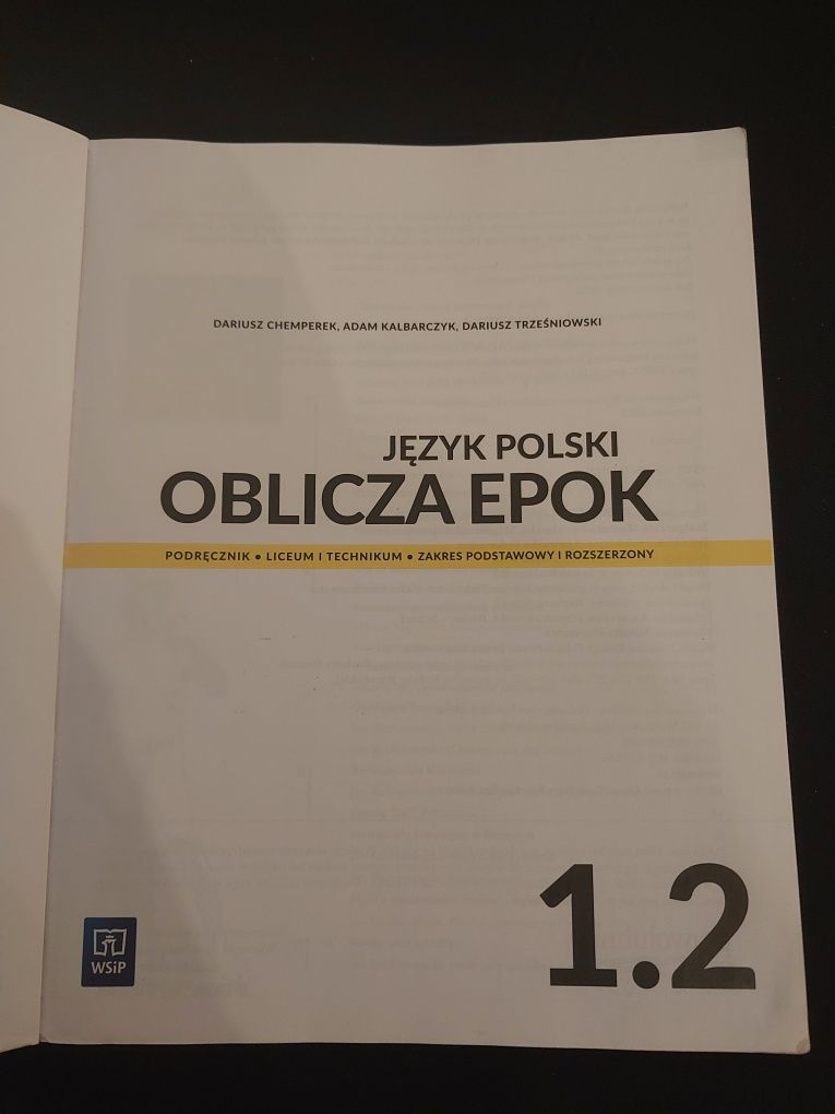 Ksiazka do polskiego 1.2 wsip