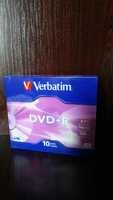 Verbatim DVD+R, 4,7Gb, диски компьютерные.