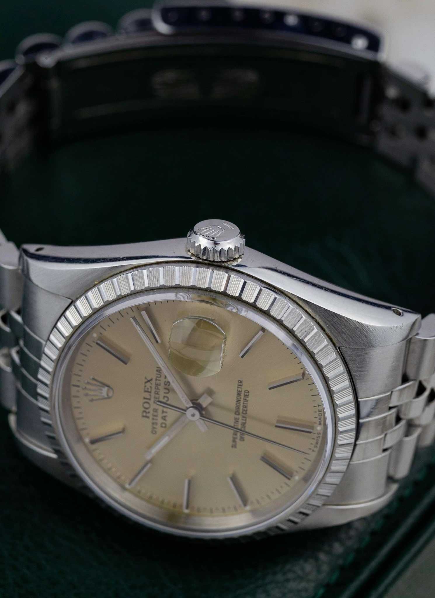 Rolex Datejust 36 mm (ref. 16220, cal 3135, szafir) - piękny !!