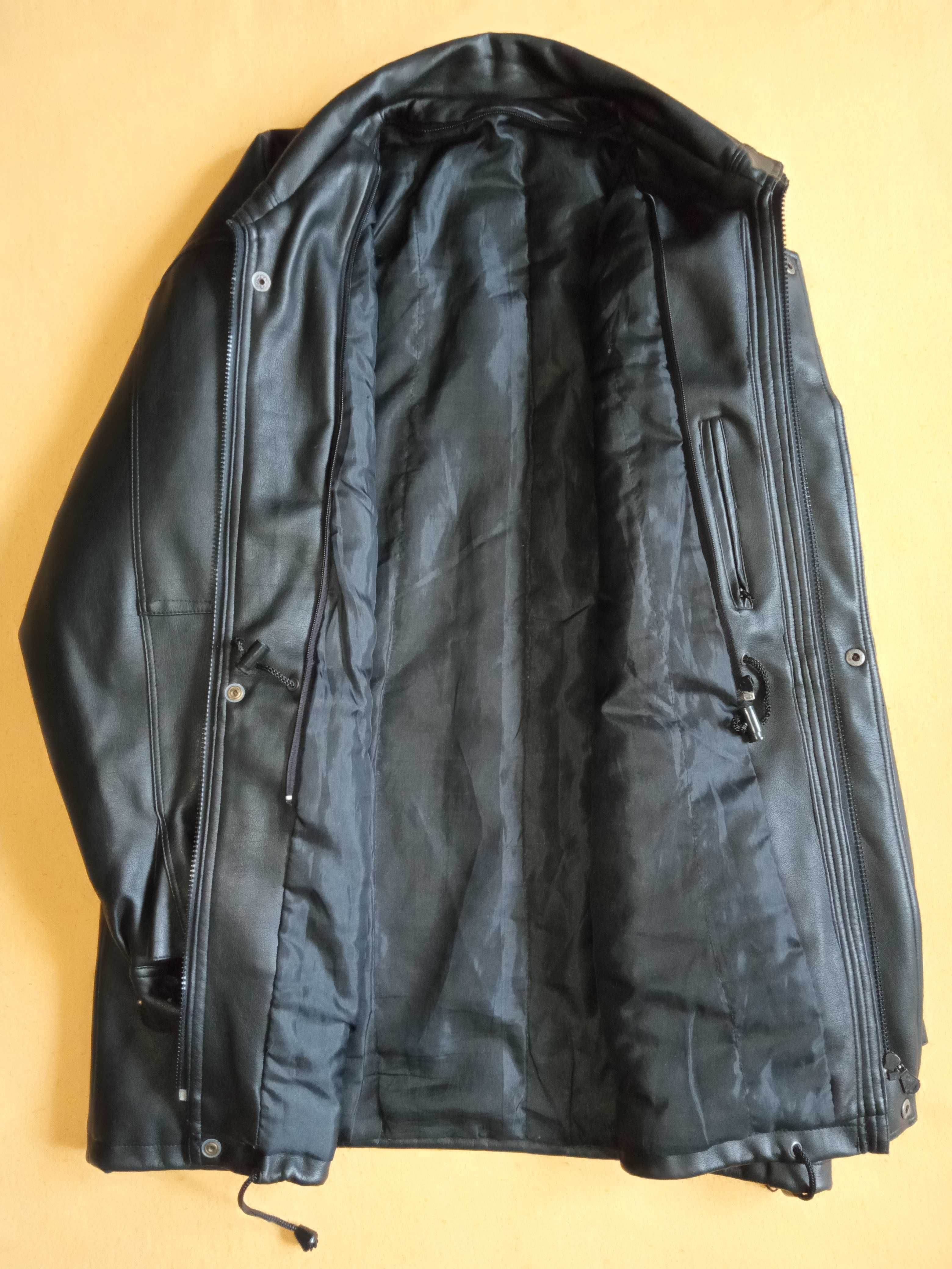 Куртка мужская, цвет: черный, размер 52-54.