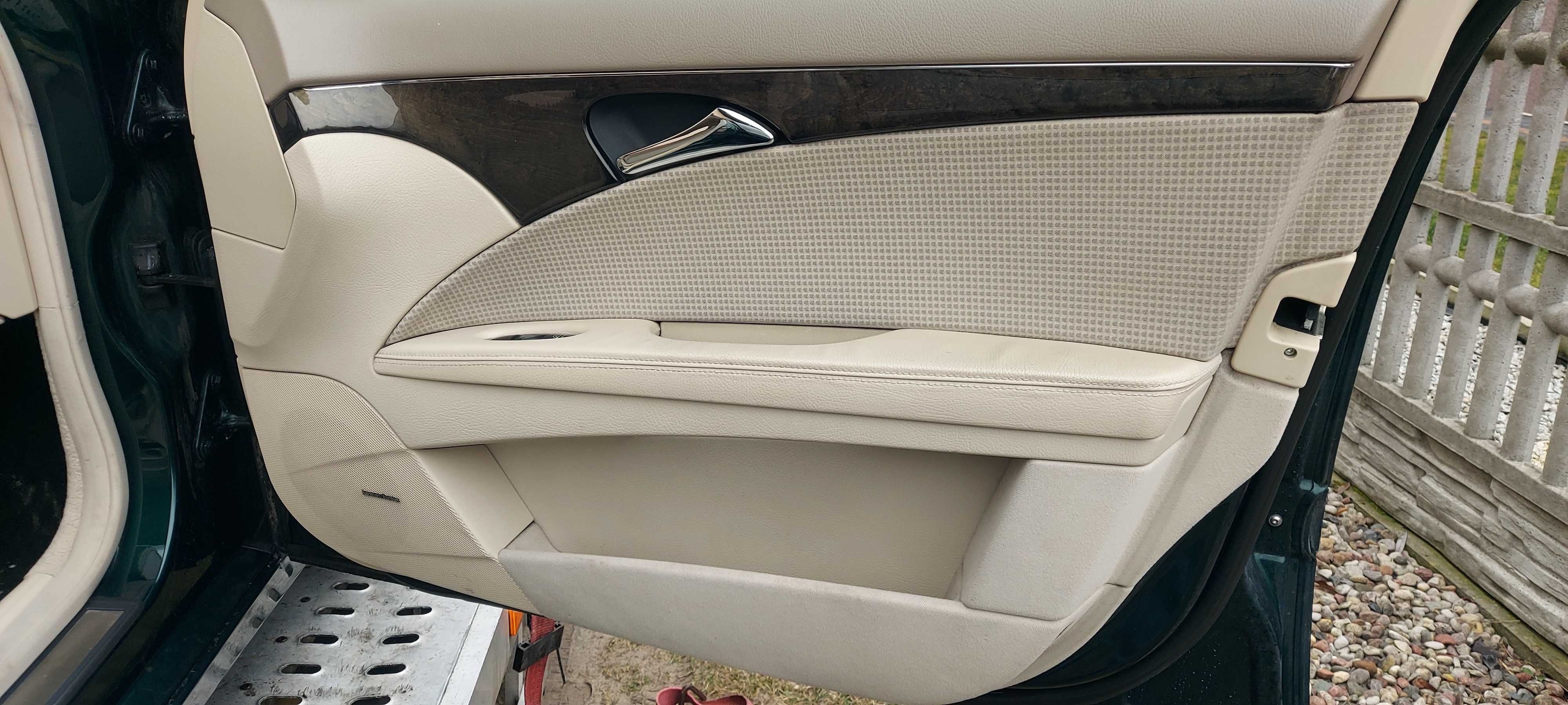 W211 Kombi Fotele półskóry podgrzewane pompowane masaże