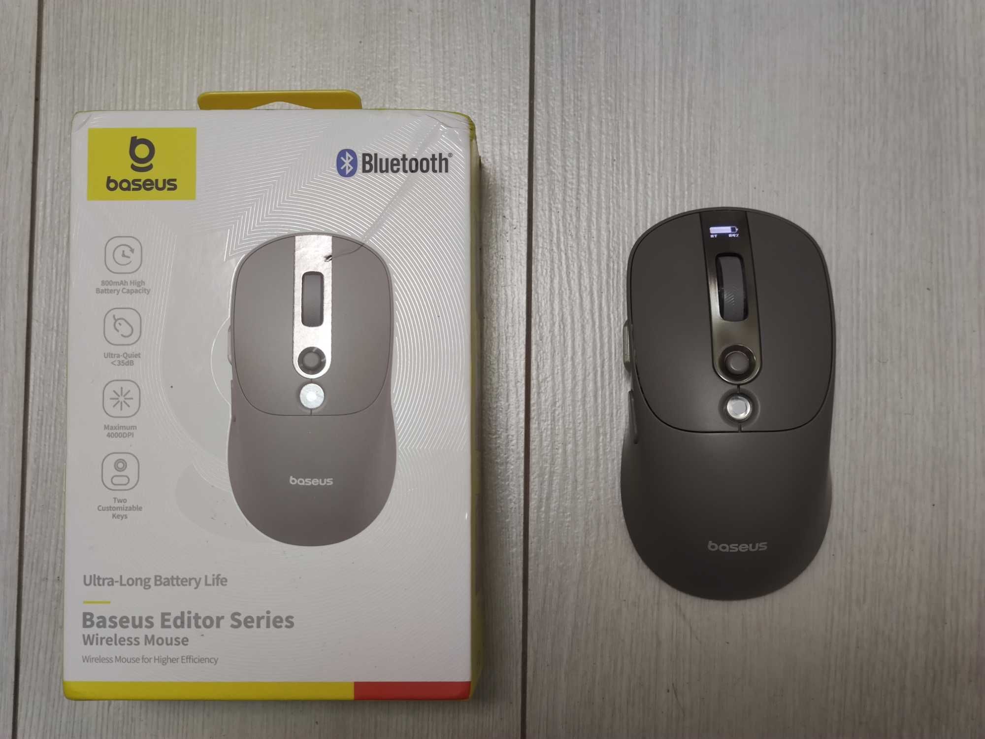 Бездтротова мишка Baseus Editor BS-007 Pro Bluetooth+2.4G