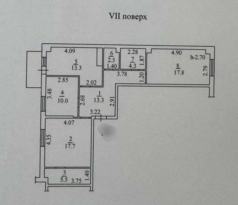Продам 3х комнатную ЖК «Дмитриевский-3