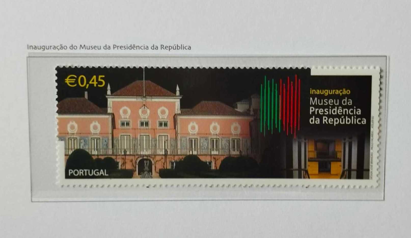 Série Selos nauguração do Museu da Presidência da República - 2004