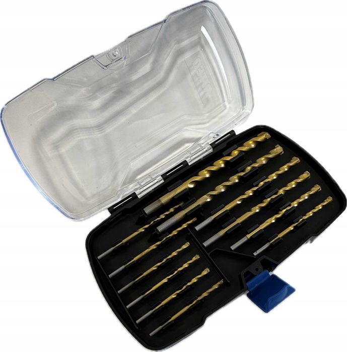 Wiertła do betonu. Zestaw 12 szt. 3-10mm.