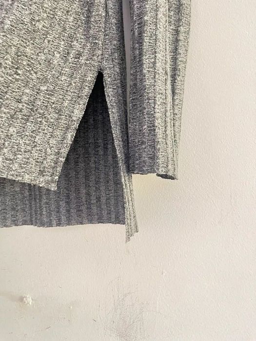 Camisola Canelada Bershka – Cinzento