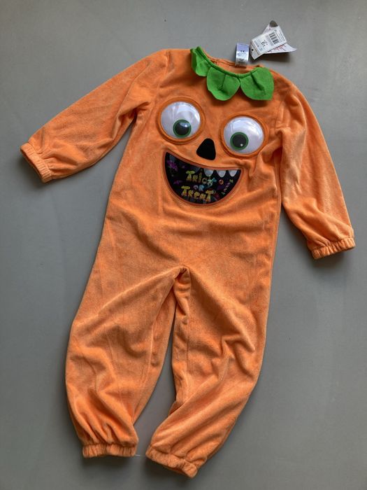 Strój karnawałowy przebranie halloween dynia 98/104 cm