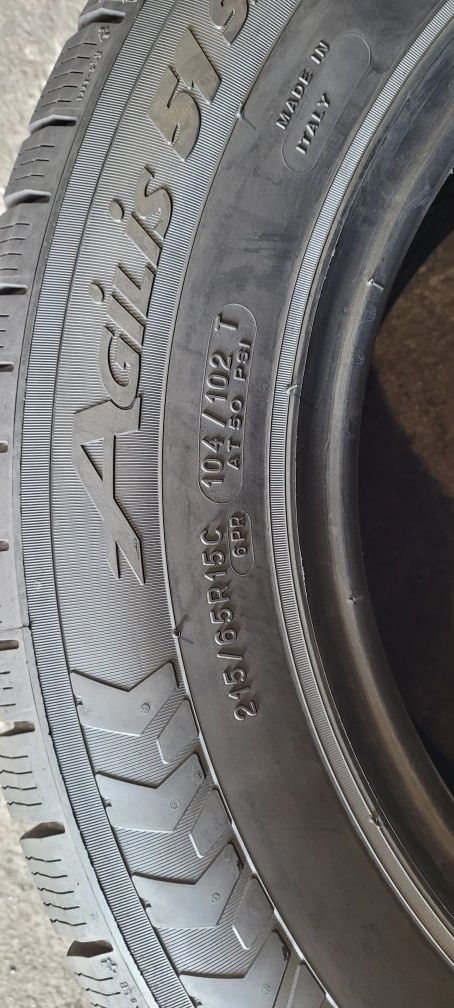 215/65r15C 104/102T Michelin Agilis 51 Snow-Ice z 2023r jak nowe.