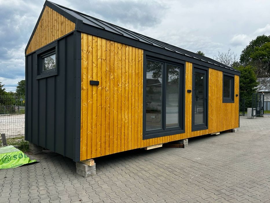 Domek drewniany 28m2 całoroczny mobilny nowy