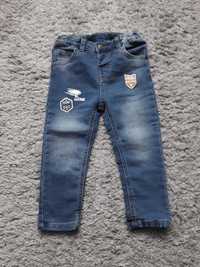 Spodnie chłopięce jeansowe r.92