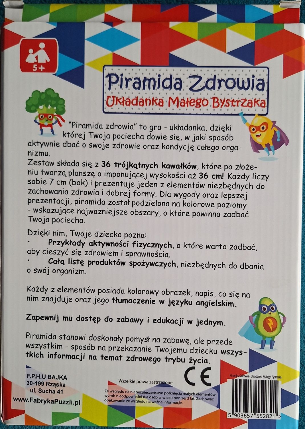 Gra planszowa Piramida Żywienia
