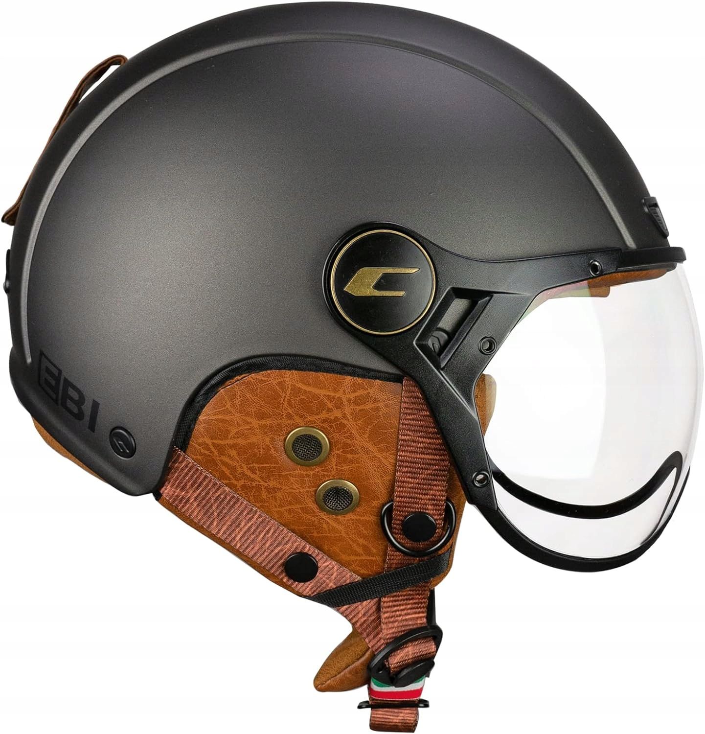 kask rowerowy cgm vintage nero ebi r. m