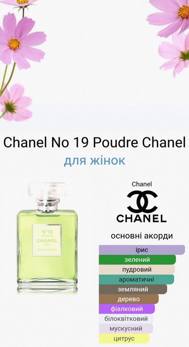 Парфумована олія Chanel 19 poudre