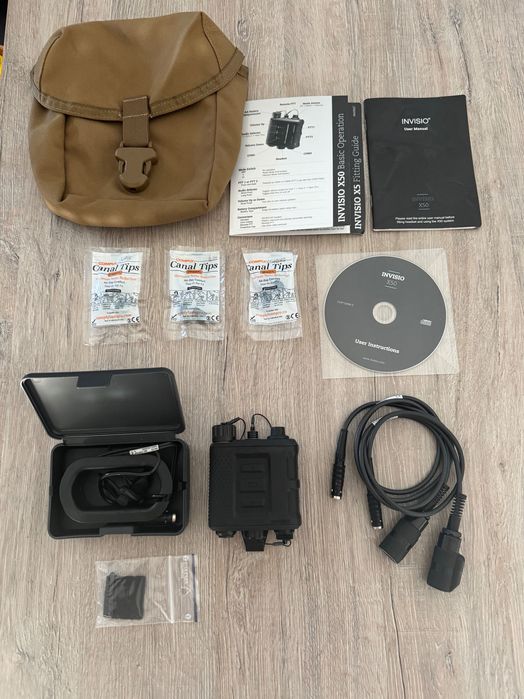 Тактична гарнітура INVISIO X50 Dual Comm Digital PTT + Invisio X5