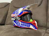 Kask AIROH WRAAP Rideon roz 55-56 Regular INTERCOM